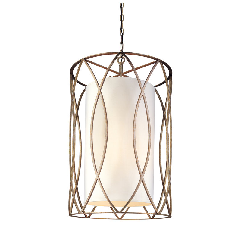 Sausalito 4 - Light Pendant, 35" H x 22" W x 22" D, Silver Gold