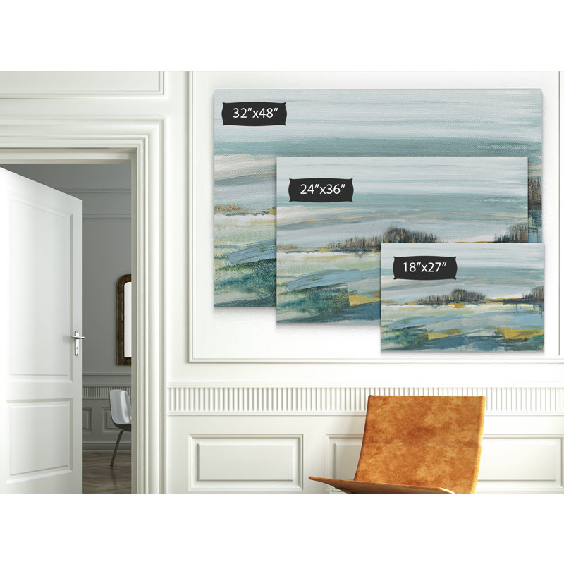 « lewbeach vista », reproduction sur toile tendue, H 18 po x l 27 po x P 1,5 po