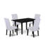 Solid Wood Top-Upholstered Dining Room Set with High Back-Seats-122934738-106903279-106903278