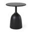 Table-plateau 17 po en fer et en métal noir