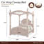 Villa Valencia Solid Wood Canopy Bed-1700193381