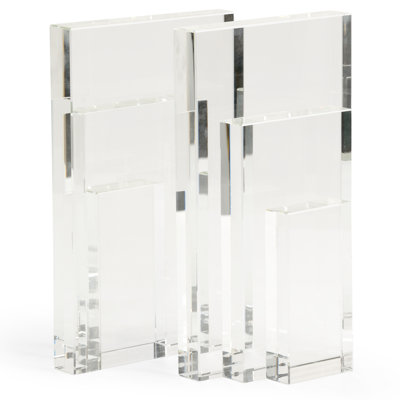 Serre-livres cristal