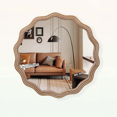Hanging Wavy Mirror for Bathroom and Living Room