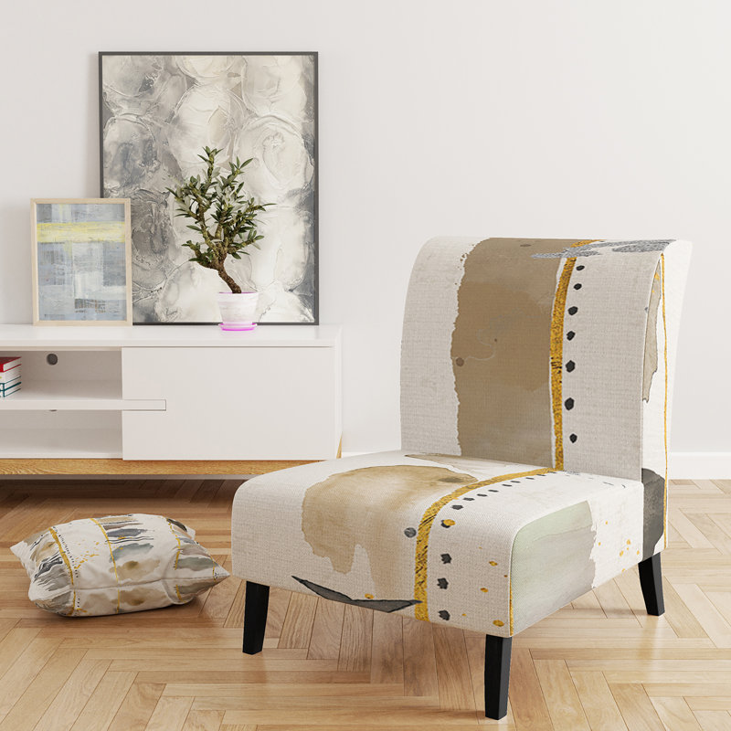 Fauteuil de chambre abstrait tapissier abstrait I