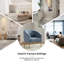 Fauteuil demi-tonneau en polyester 27,5 po Audwin-1697407186