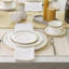 Ensemble de 4 assiettes à salade Noritake Haku, 8 1/2 po