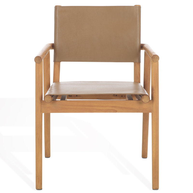 Tanihya Leather Dining Chair, Natural