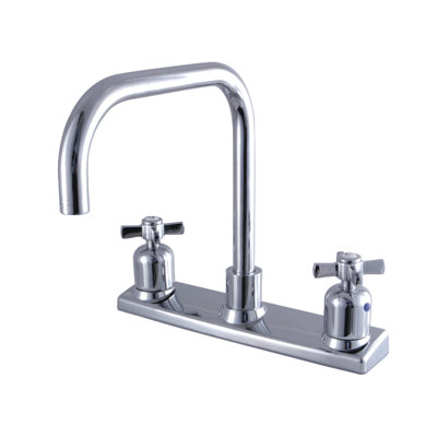 Kingston Brass Millennium Two-Handle 2-Hole 8" Centerset Kitchen Faucet