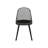 Weather- Outdoor Seating - Lily Chair In Black Polypropylene With Stable Support, 20.3 In. Package Height Chair Material And Elegant Design, 9.6 Lb Weight, 33.2-120996062