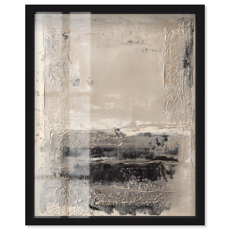 «Lintel of Time I Boho Art Shadowbox Print» par Art Remedy, H 21 po x l 17 po, Noir