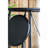 60.83X24x32.3" Black Stowable Side Table And Two Seats