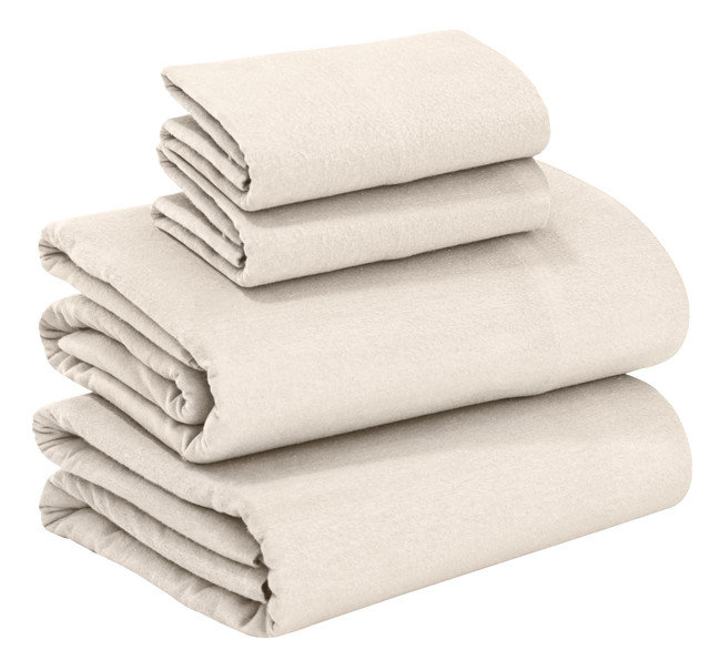 Literie RUVANTI 100 % coton flanelle, taille Twin XL - 3 pièces, chaude, douce et respirante, poches profondes, double grattage, confortable en toutes saisons, bleu foncé