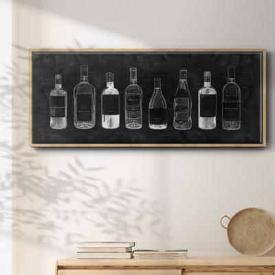 Cave à vin - Toile avec cadre