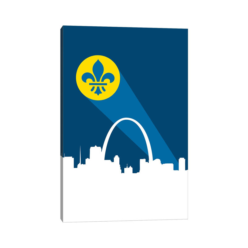 St. Louis Superhero Signal by Benton Park Prints - Wrapped Canvas Gallery-Wrapped Canvas Giclée