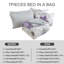 Ensemble d'édredon floral 7 pièces avec draps en microfibre toutes saisons-122608045-122608039