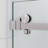 Astro 60 - 64 in. x 78 in. Fully Frameless Glass Sliding Shower Door-59183084