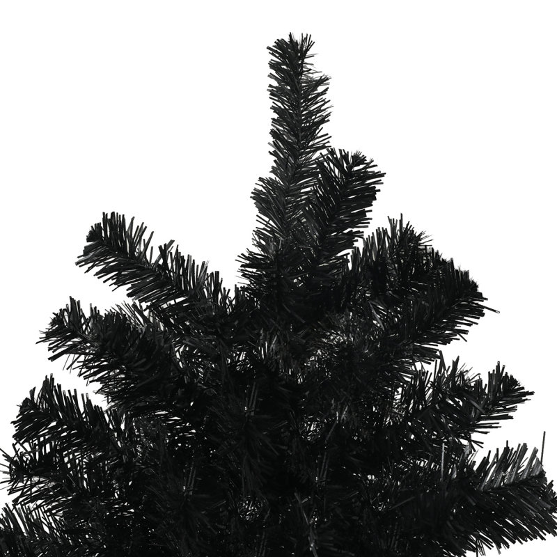 Artificial Christmas Tree, Unlit Xmas Tree, Auto Open, Steel Base, Holiday Décor  Home Office