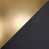 Satin Brass/Matte Black