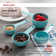 Kitchenaid Measuring Cups, Set Of 4, Aqua Sky
