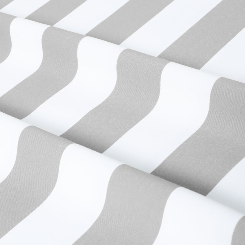 Panneau rayé pour l'extérieur, L 52 po x L 108 po, Gris cendre