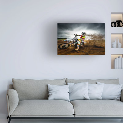 ATTILA SZABO Motocross Canvas Art