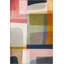 Tapis décoratif multicolore à motif abstrait multicolore-1235267443