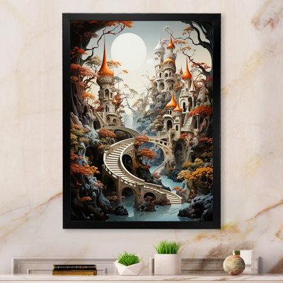 «Mystic Desires Bizare Castle», art mural surréalisme