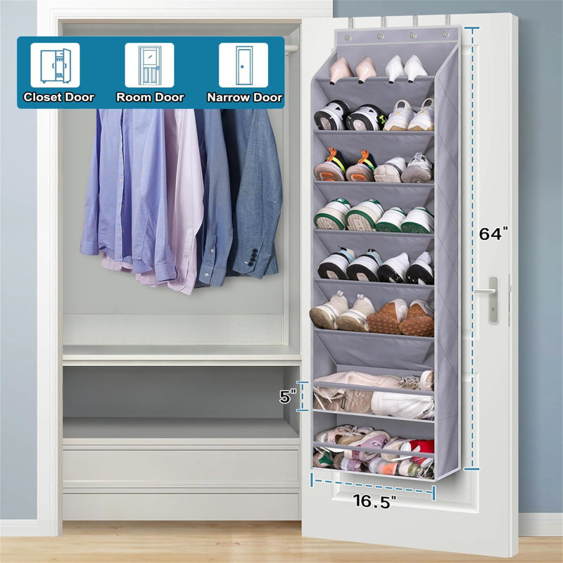20 Pair Overdoor Shoe Organiser