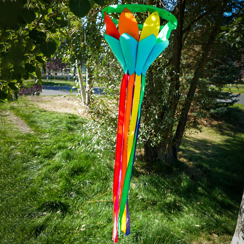 Manche à fleurs 39 po, Arc-en-ciel
