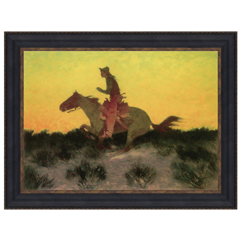 Contre le coucher de soleil, 1906 - reproduction d'art sur toile, H 17,75 po x l 22,75 po x P 1,25 po