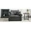 Fauteuil en chenille de 44,5 po de large gris-1714718732
