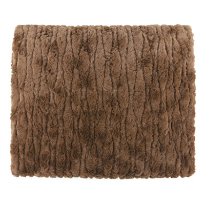 Faux Fur Sable 50"x 60" Throw Blanket