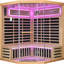 Sauna pentagonal de style familial