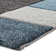 Brooklyn area rug Machine Woven Rectangle Blue/Grey