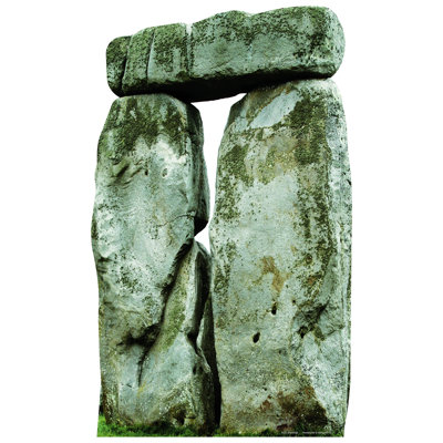 Accroche en carton abstrait stonehenge