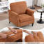 Fauteuil rembourré avec accents cloutés-209729337