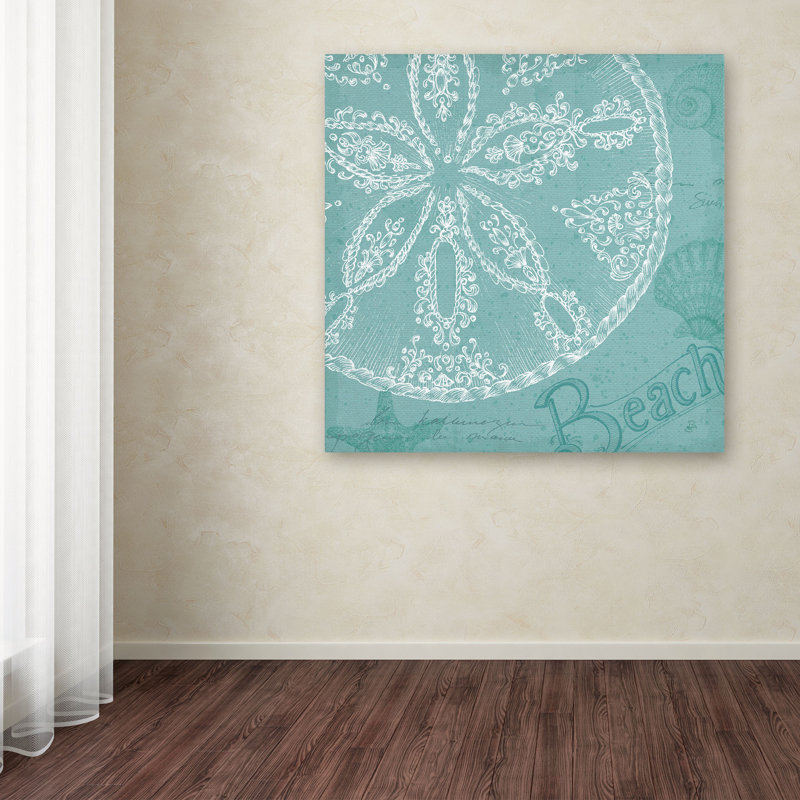 Mahaffey «Aqua Treasure II» par Daphne Brissonnet, impression sur toile tendue, H 14 po x l 14 po x P 2 po