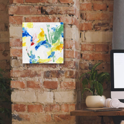  «Bright Board 2» par June Erica Vess, art mural sur toile, 12 po x 12 po