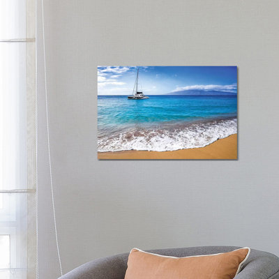 Sailing in Paradise 1 Piece Wrapped Canvas Wall Art