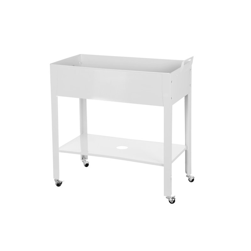 Table de culture avec poignée blanche