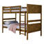 Jazzae 43.6" W Wood Twin-over-Twin Bunk Bed with Convertible Design and Guardrails-771938844