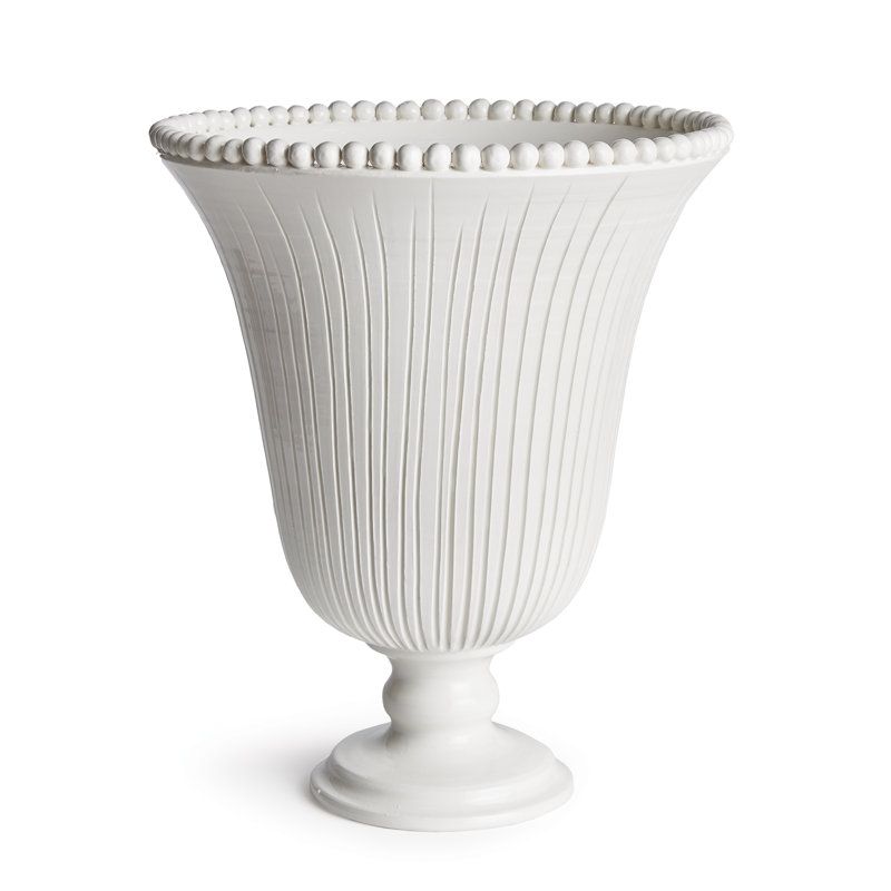 Handmade Ceramic Table Vase, 17.5" H x 14.75" W x 14.75" D