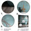 «Aqua Bathroom Zen Tranquility - Art mural en métal pour salle de bain-101154683