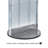 Two-Sided Pegboard Floor Display on Revolving Base. Spinner Rack Stand. Panel Size: 16"W x 60"H