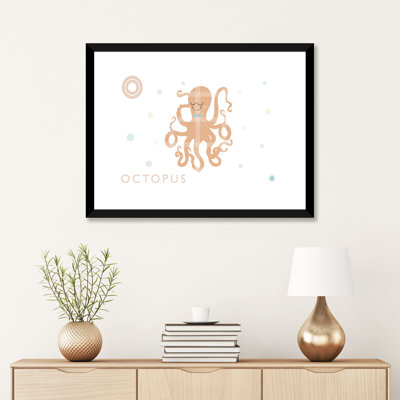 Pieuvre - impression d'art graphique