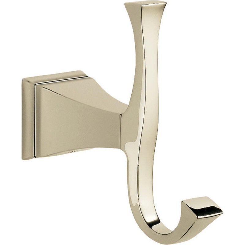 Dryden Wall Mounted Robe Hook, Brilliance Polished Nickel