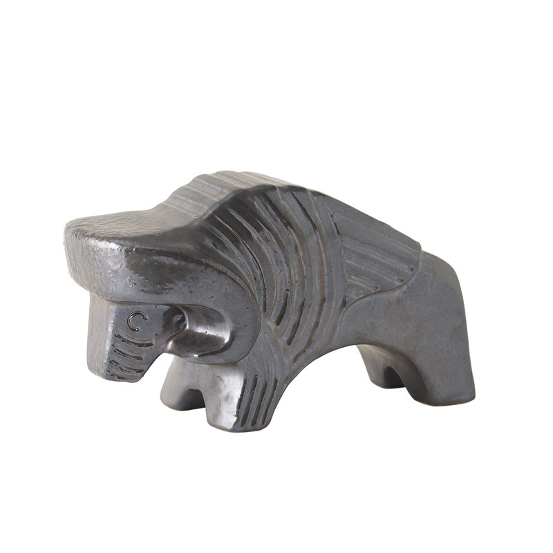 Les Animaux-Bison, Matte Antique Bronze