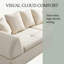 Canapé modulaire 104 po Cloud-2109215554