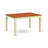 6 Piece Dining Table Set Contains a Rectangle Dining Room Table with Butterfly Leaf and 4 Wooden Seat Chairs with a Bench, Buttermilk & Cherry-63773035