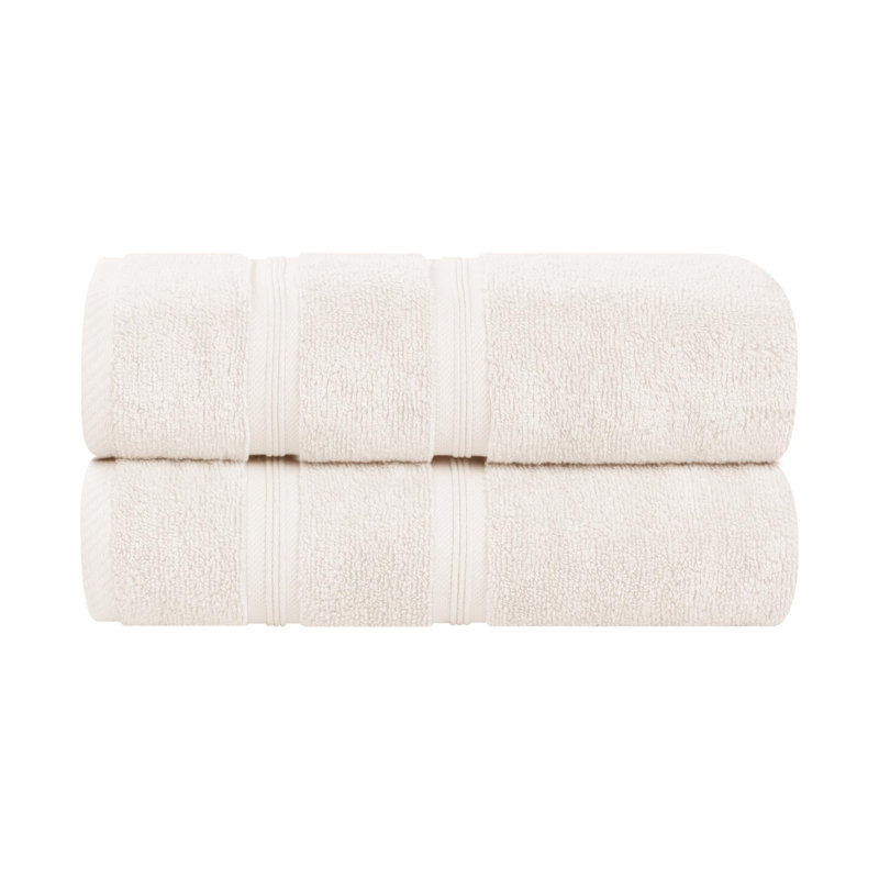 Smart Quick-Dry Zero Twist Cotton Bath Sheets, Set Of 2, Ivory